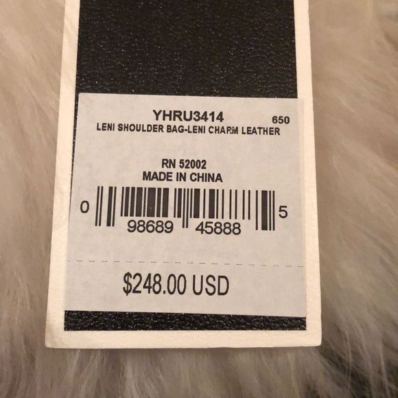 Juicy Couture Leni Charm Leather Shoulder Bag NWT - Picture 13 of 13